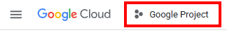 Google Cloud project selector icon